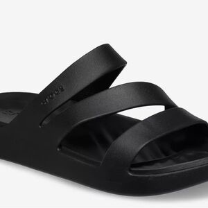 Crocs crocs womens 10 Gateway Sandals Black NWT 🔥 Sold Out?